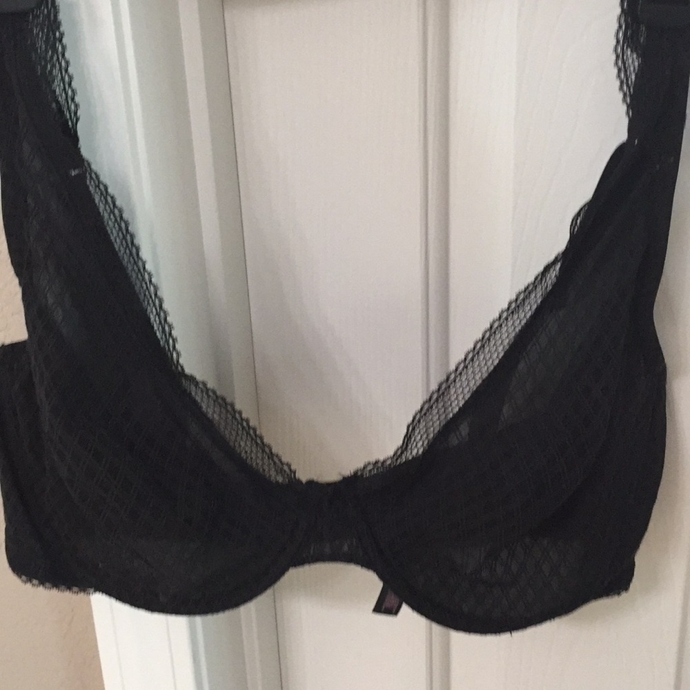 Victoria’s Secret sheer black bra w/ underwire